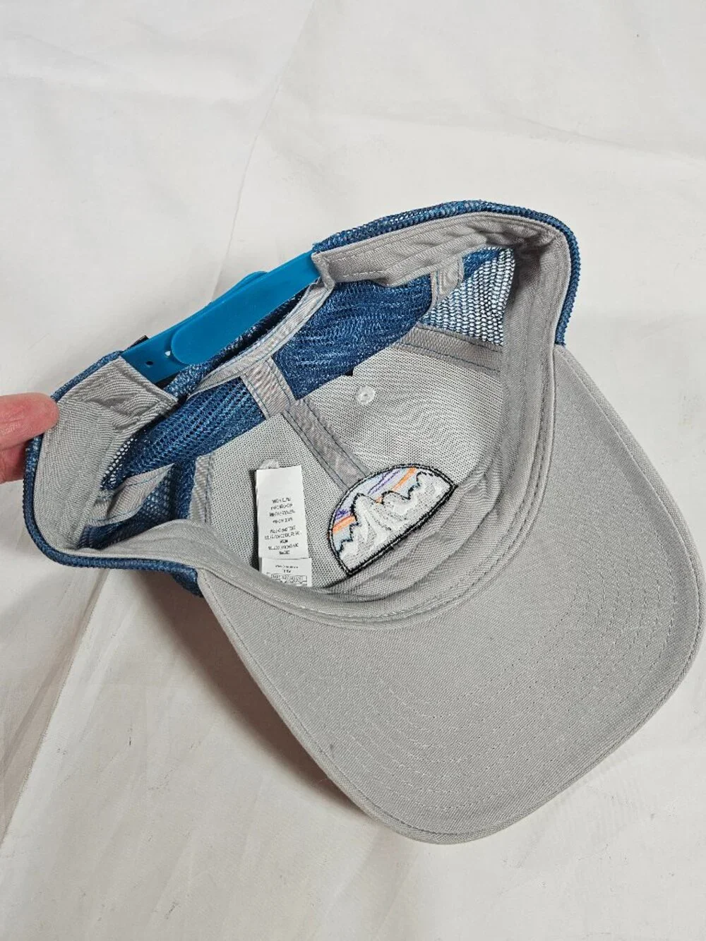 Patagonia 1973 Trucker's Hat White Blue Adjustable Snapback